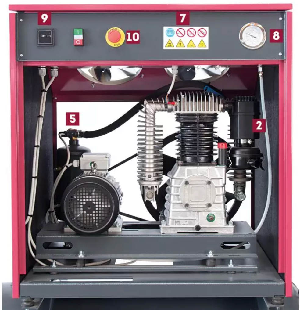 Kompressor PROFI-LINE 'SILENT' PL-S 750/10/3 D