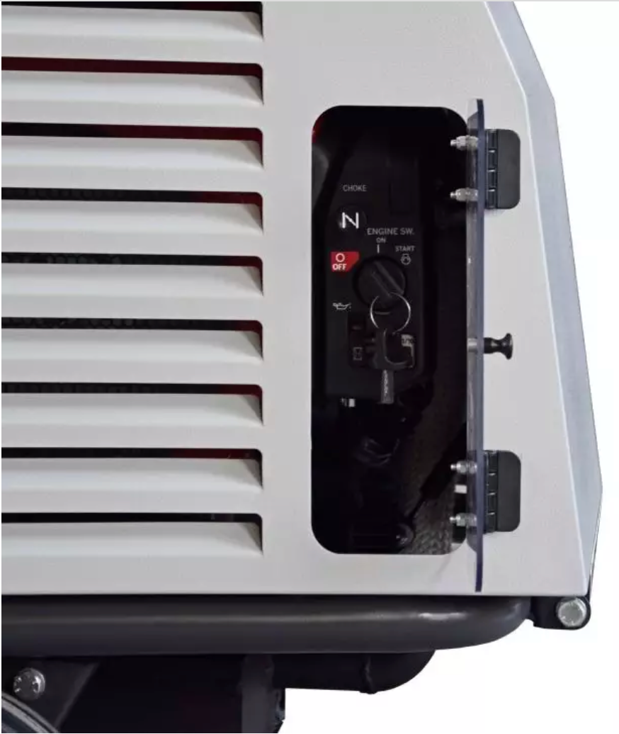 Mobiler Baustellenkompressor ROTAIR VRK 20 AE - 8 bar mit HONDA-Motor GX 690