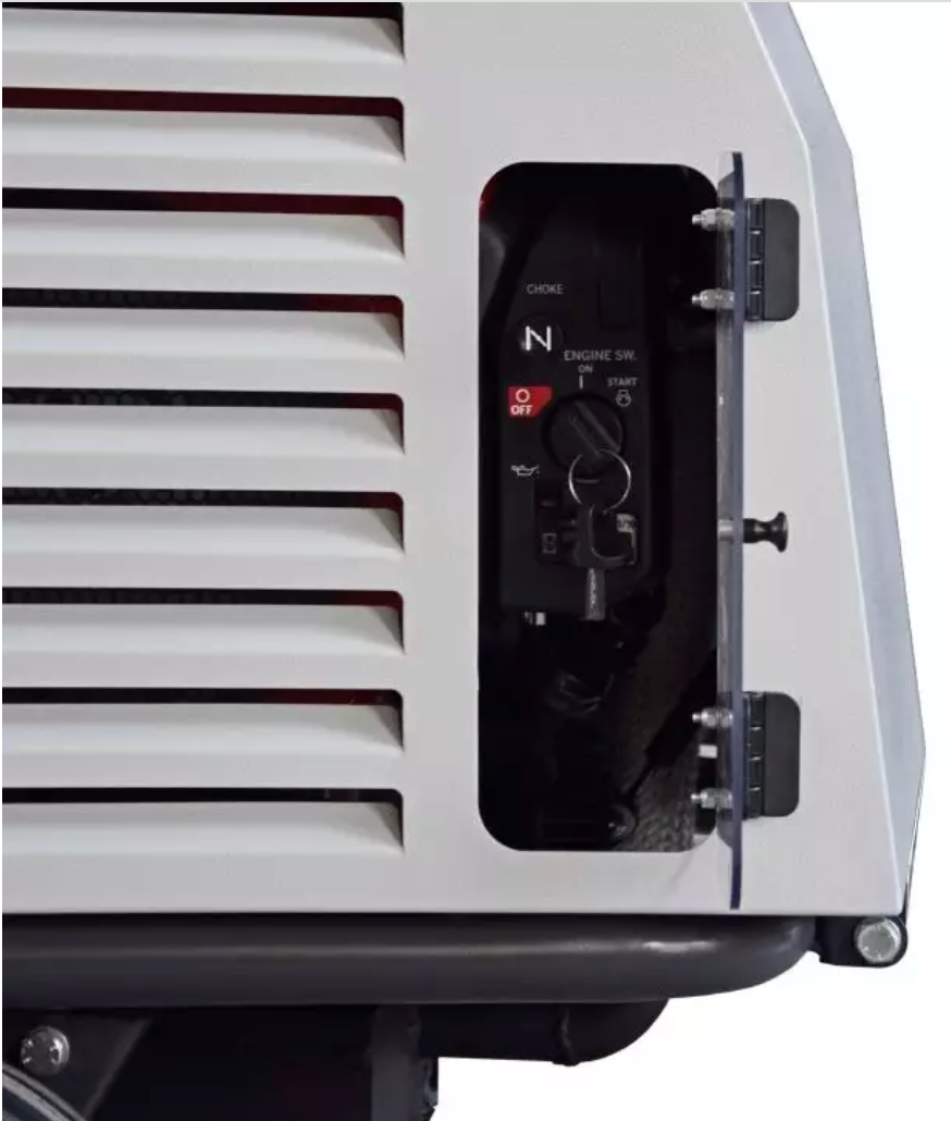 Mobiler Baustellenkompressor ROTAIR VRK 20 AE - 13 bar mit HONDA-Motor GX 690
