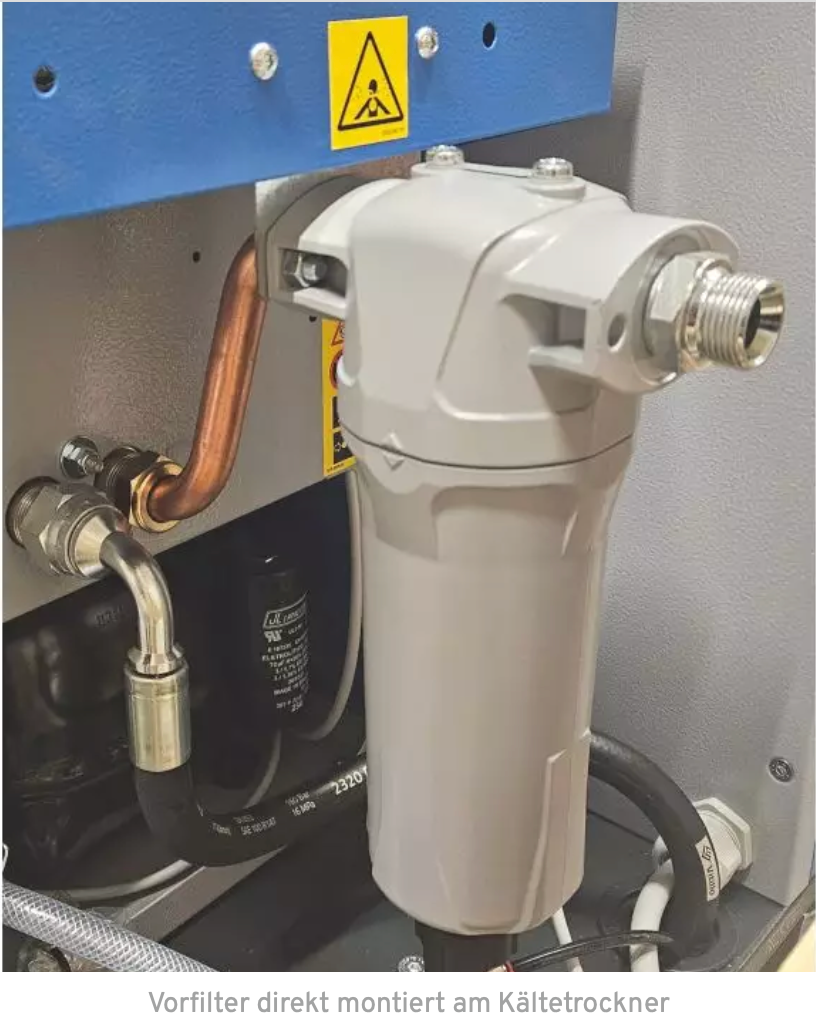 MARK-Schraubenkompressor MSM MAXI 5,5 DF - 270/10bar - AD 2000 mit Trockner, Vorfilter und ES4000 Connect