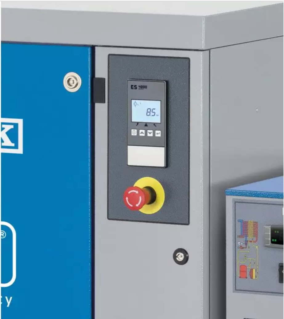 MARK-Schraubenkompressor MSM MAXI 15 D - 270/10bar - AD 2000 mit Trockner und Steuerung ES 4000 Basic