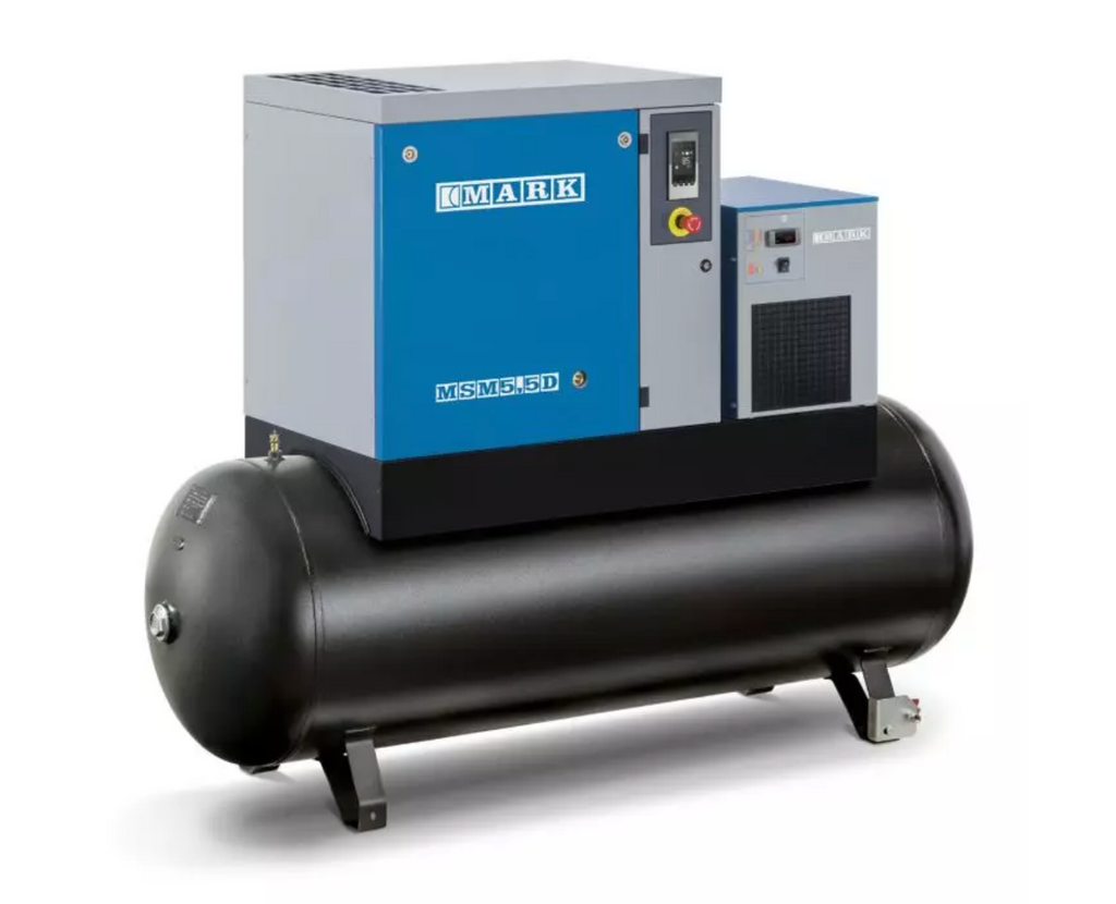 MARK-Schraubenkompressor MSM MAXI 11 DF - 500/13bar mit Trockner, Vorfilter und Steuerung ES4000 Connect