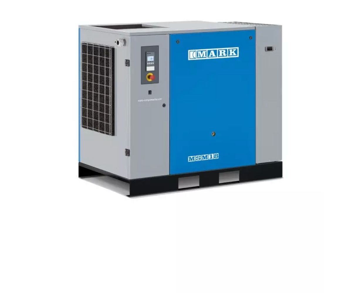 MARK Schraubenkompressor MSM 18D 18,5 kW/10 bar, inkl. Kältetrockner