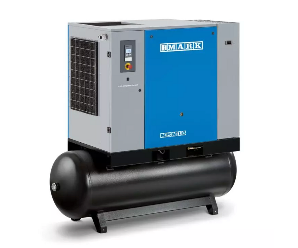 MARK Schraubenkompressor MSM 16D-500 15 kW/10 bar, Kältetrockner, 500 l AD2000