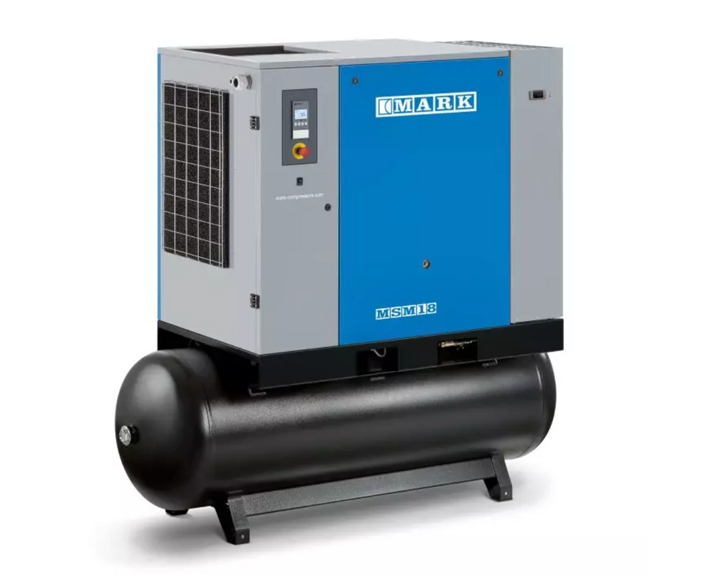 MARK Schraubenkompressor MSM 22D-500 22 kW/10 bar, Kältetrockner, 500 l AD2000