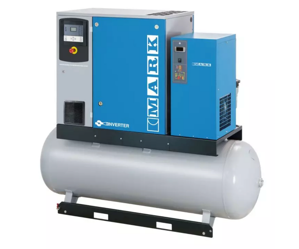 MARK Schraubenkompressor RMA 15-500 D, 5,5-13 bar 'IVR' AD 2000 Komplettgerät mit: 500 lt. Kessel, Kältetrockner MDX