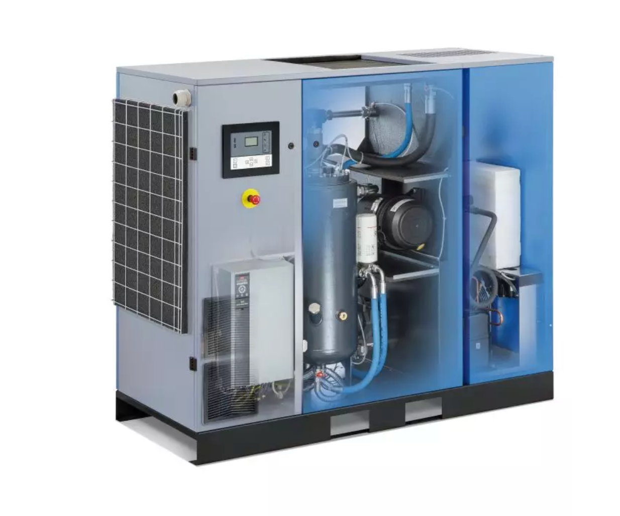 MARK Schraubenkompressor RMB 21D IVR 22 kW/5-13 bar, inkl. Kältetrockner